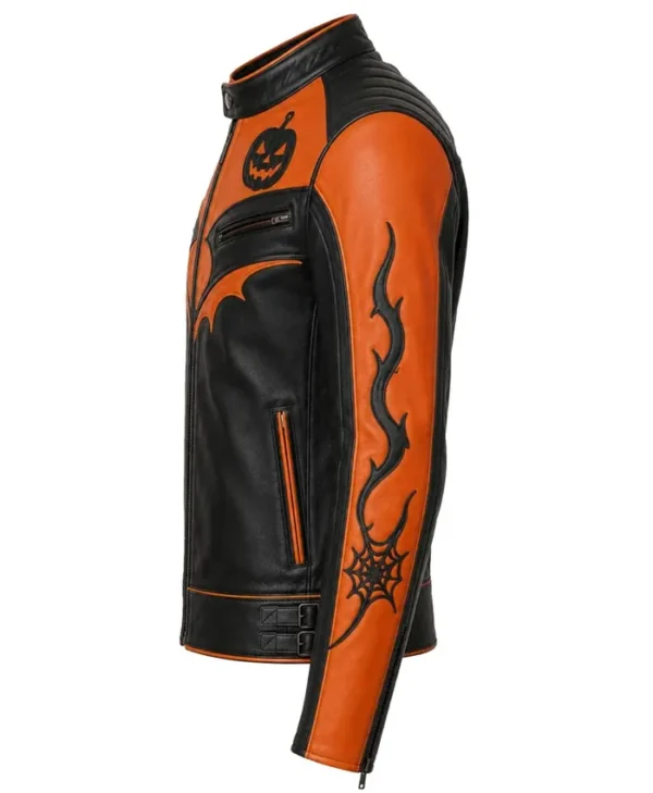 Jack-O-Lantern Motorcycle Jacket