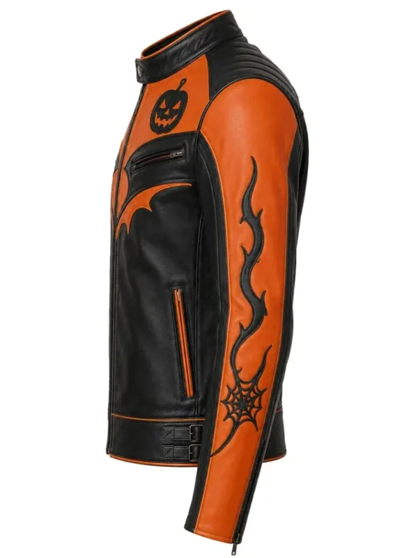 Jack-O-Lantern Motorcycle Jacket