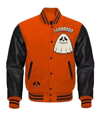 Halloween Labubu Ghostface Varsity Jacket
