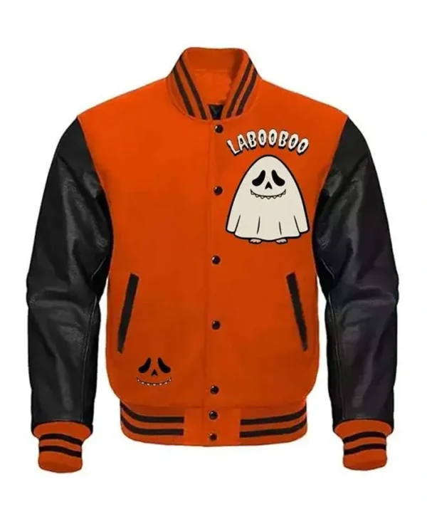 Halloween Labubu Ghostface Varsity Jacket