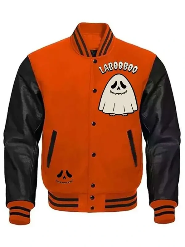 Halloween Labubu Ghostface Varsity Jacket
