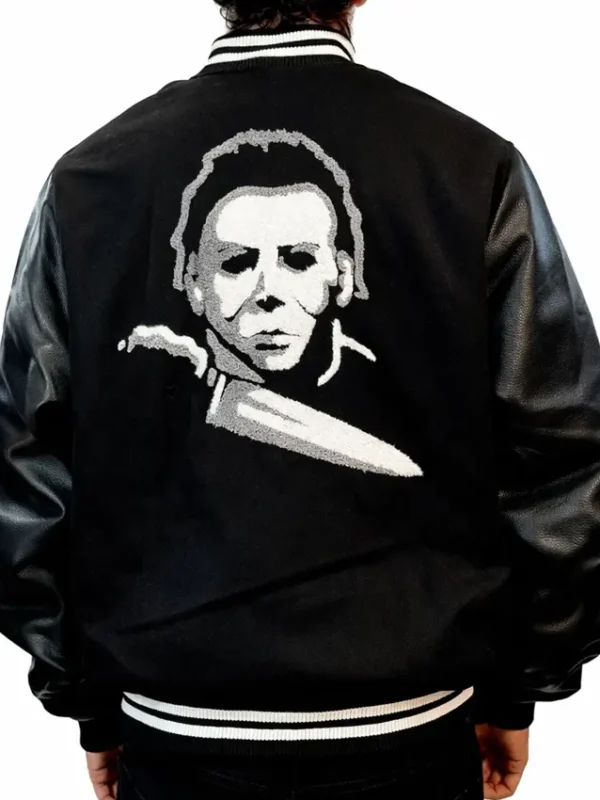 Michael Myers Black Varsity Jacket