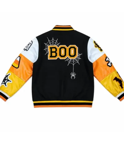 Halloween Boo Varsity Jacket