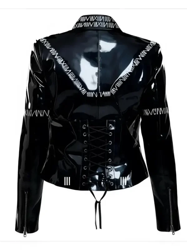 The Black Cats Costume Gloss Jacket for Women