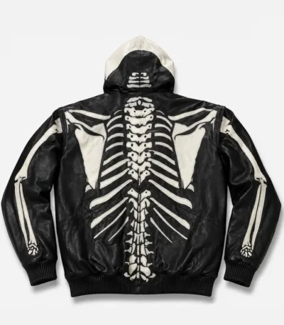Vintage Vilanto Skeleton Leather Jacket