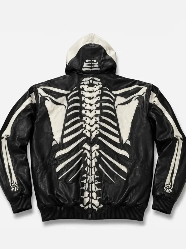 Vintage Vilanto Skeleton Leather Jacket