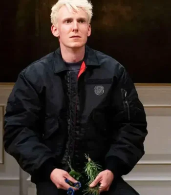 Hamlet Tom Glenister Black Bomber Jacket