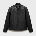 Harmon Black Leather Jacket