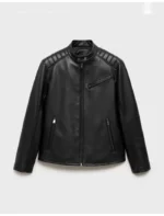 Harmon Black Leather Jacket