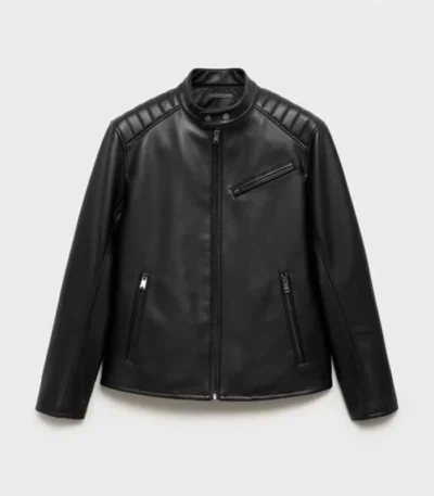 Harmon Black Leather Jacket