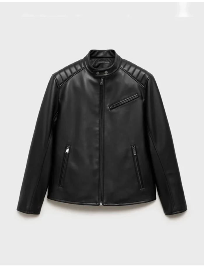 Harmon Black Leather Jacket Harmon Black Leather Jacket