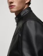 Harmon Black Leather Jacket