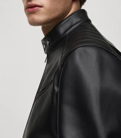 Harmon Black Leather Jacket