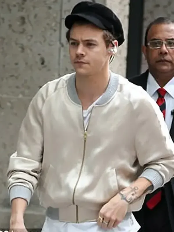 Harry Style Metallic Satin Jacket