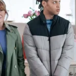 Harry Wild S02 Fergus Reid Grey Puffer Jacket