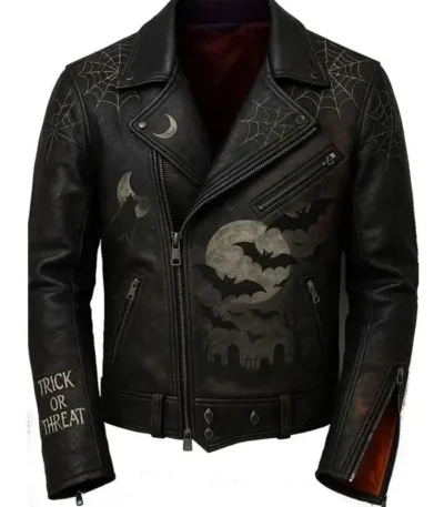 Haunted Graveyard Leather Jacket