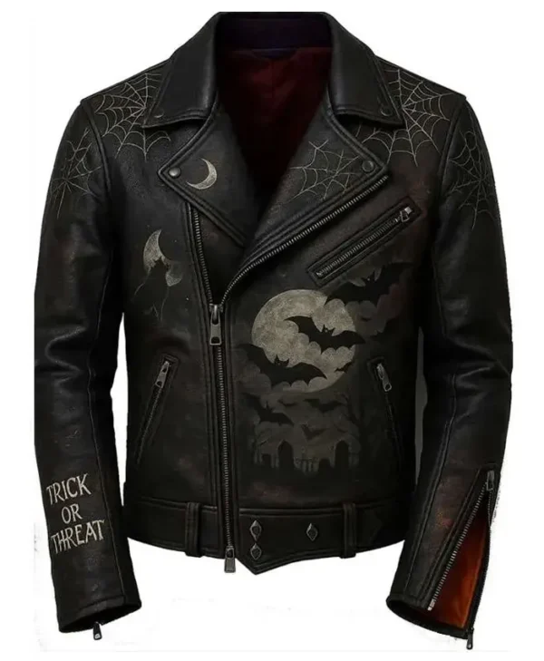 Haunted Graveyard Leather Jacket
