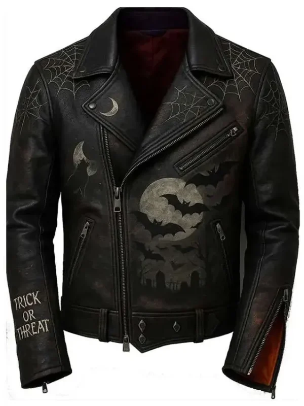 Haunted Graveyard Leather Jacket