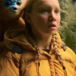 Helena Zengel The Legend of Ochi Yellow Puffer Jacket
