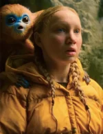 Helena Zengel The Legend of Ochi Yellow Puffer Jacket
