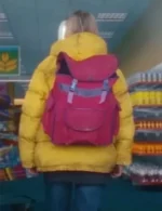 Helena Zengel The Legend of Ochi Yellow Puffer Jacket