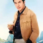 Henry Golding Another Simple Favor Brown Jacket