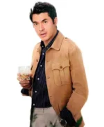 Henry Golding Another Simple Favor Brown Jacket