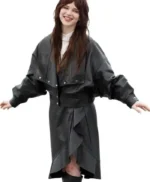 Her Private Hell Event Sophie Thatcher Leather Jacket