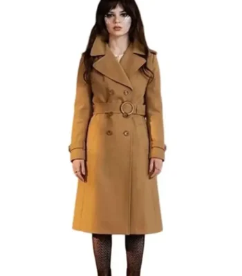 Her Private Hell Sophie Thatcher Brown Trench Coat