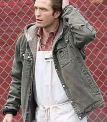 Here Comes the Flood Robert Pattinson Green Jacket