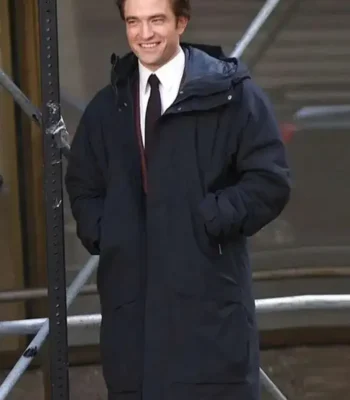 Here Comes the Flood Robert Pattinson Hooded Coat