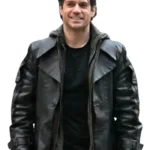 Highlander 2 Henry Cavill Black Leather Coat
