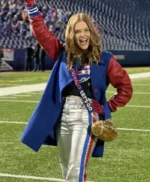 A Bills Love Story Holland Roden Blue and Red Coat