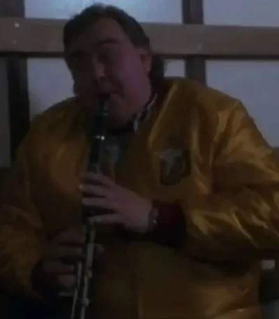 Home Alone Kenosha Kickere Yellow Satin Jacket