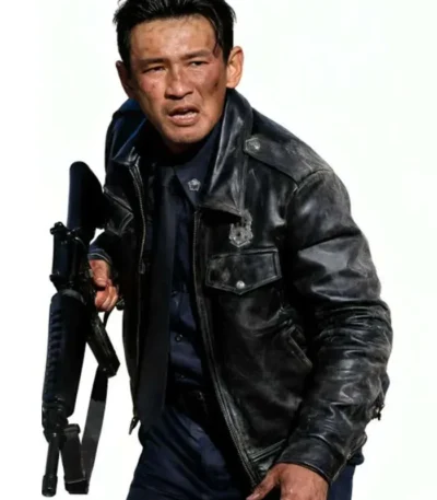 Hope Hwang Jung-min Black Leather Jacket