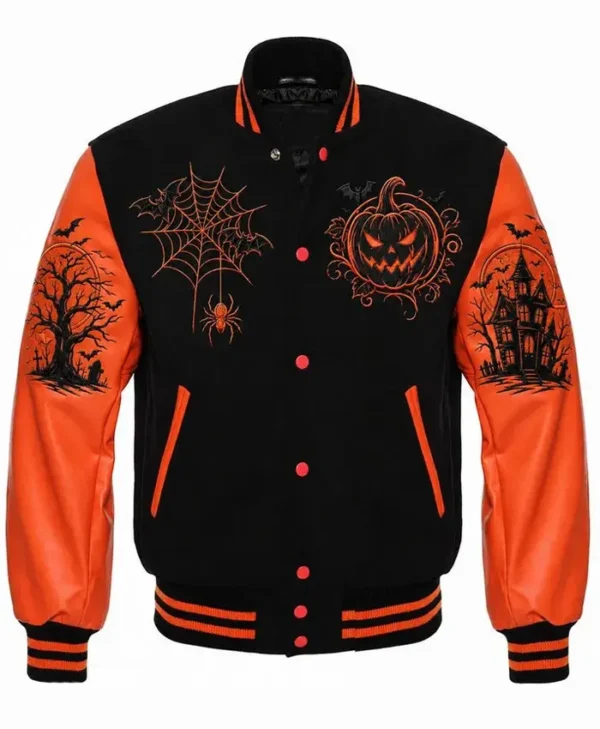 Horror Halloween Varsity Jacket