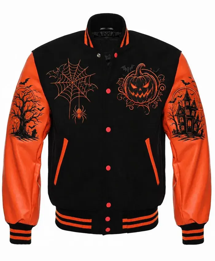 Horror Halloween Varsity Jacket Horror Halloween Varsity Jacket