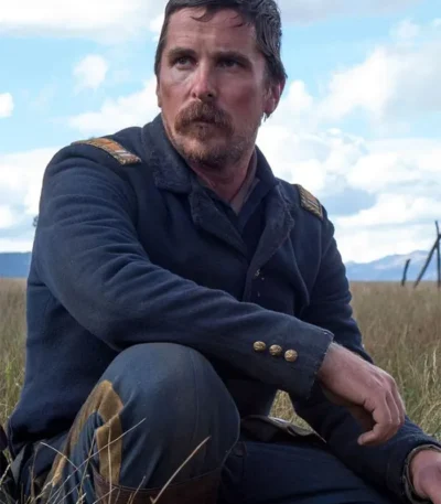 Hostiles Christian Bale Blue Uniform Jacket