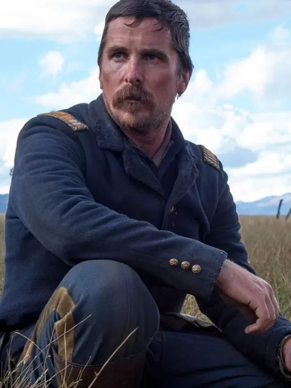 Hostiles Christian Bale Blue Uniform Jacket