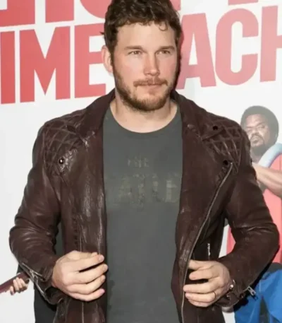 Hot Tub Time Machine 2 Premiere Chris Pratt Jacket
