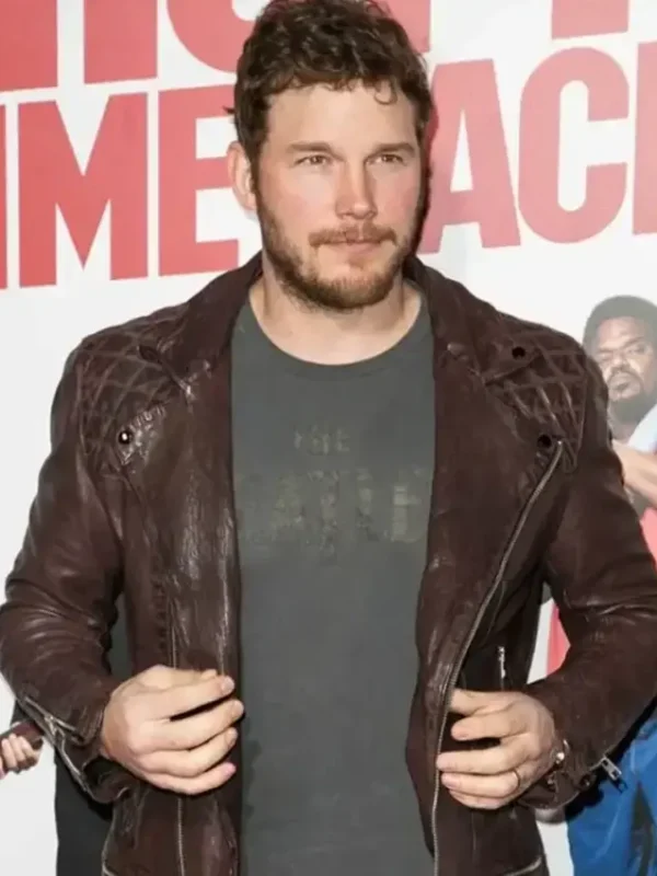 Hot Tub Time Machine 2 Premiere Chris Pratt Jacket