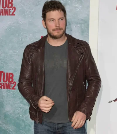 Hot Tub Time Machine 2 Premiere Chris Pratt Jacket