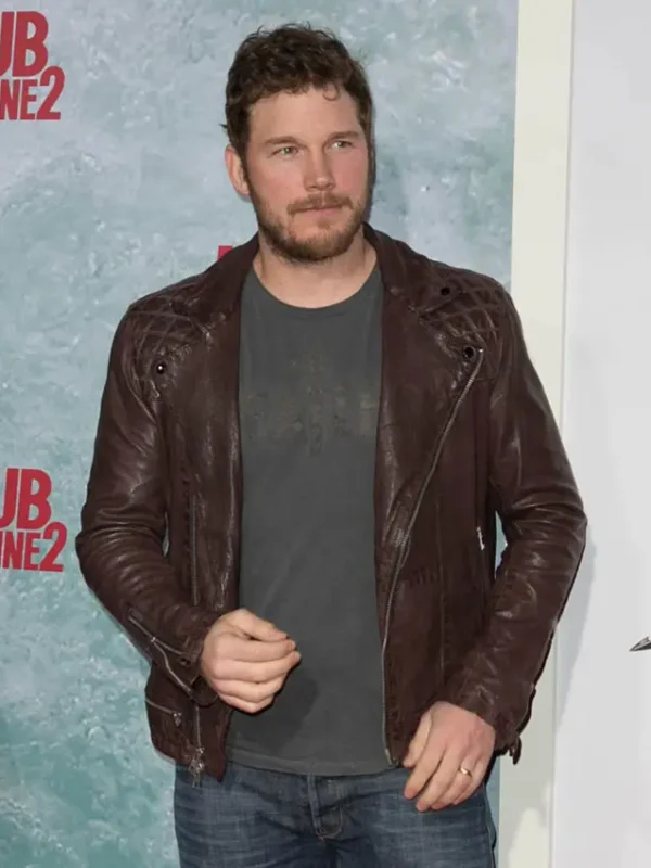 Hot Tub Time Machine 2 Premiere Chris Pratt Jacket