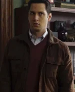 How To Get Away With Murder Asher Millstone Brown Suede Jacket