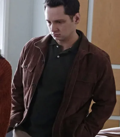 How To Get Away With Murder Asher Millstone Brown Suede Jacket