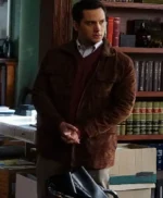 How To Get Away With Murder Asher Millstone Brown Suede Jacket