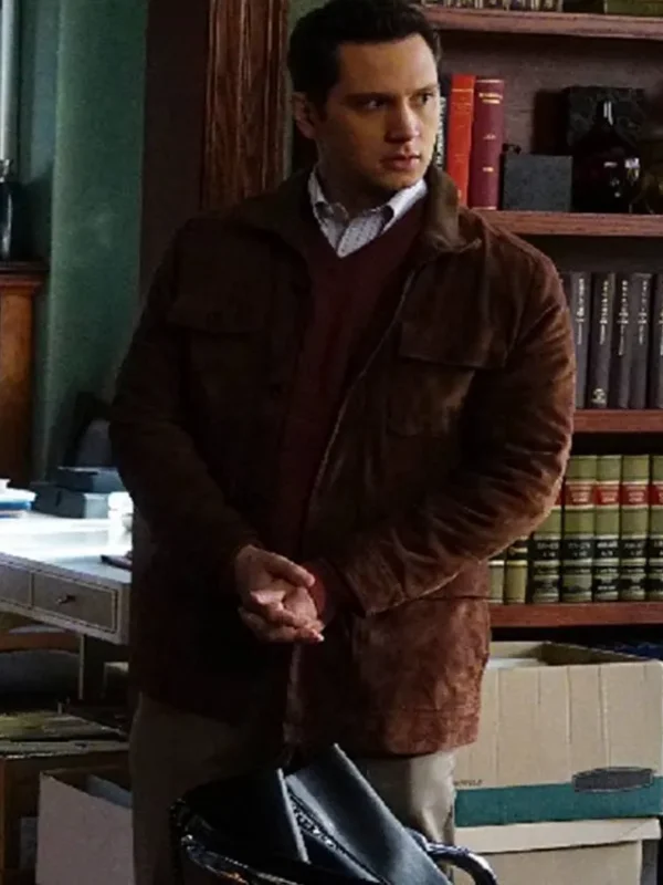 How To Get Away With Murder Asher Millstone Brown Suede Jacket