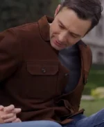 How To Get Away With Murder Asher Millstone Brown Suede Jacket