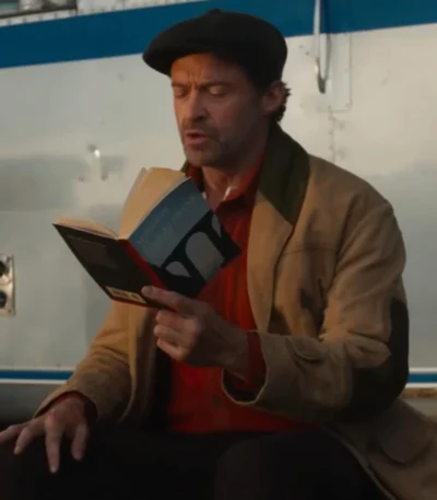 The Sheep Detectives Hugh Jackman Brown Coat