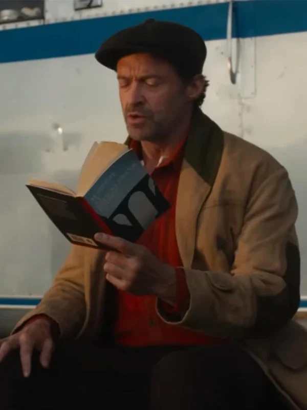 The Sheep Detectives Hugh Jackman Brown Coat